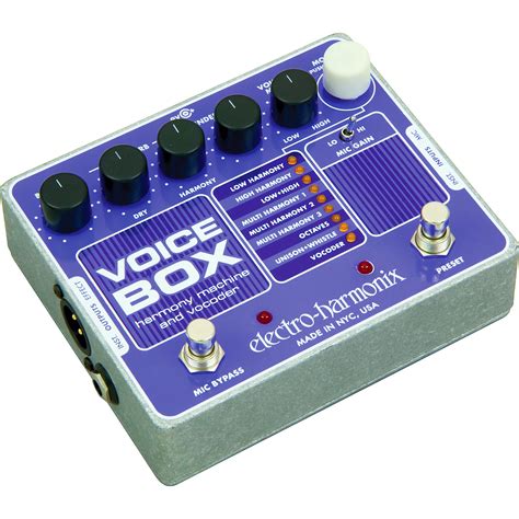 electro harmonix voice box vocal harmony machine and vocoder pedal|electro Harmonix voice box review.